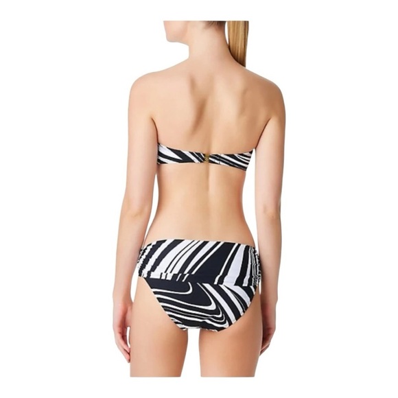 BLEU ROD BEATTIE New Wave Sarong Hipster Bottom - Black/White Size 8 NEW - Picture 13 of 15